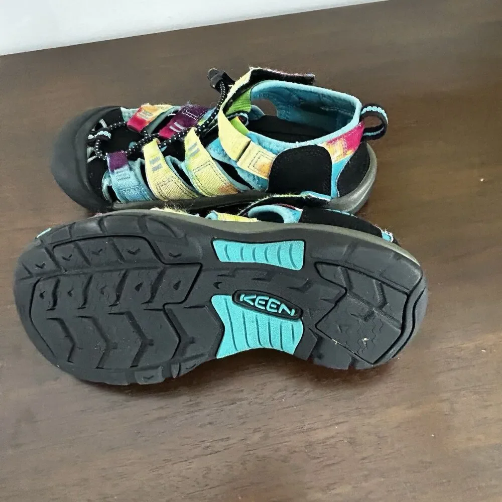 Keen Newport H2 Sandals Size 3?? Tie Dye Fisherman Water Hike